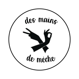 logo des mains de mèche